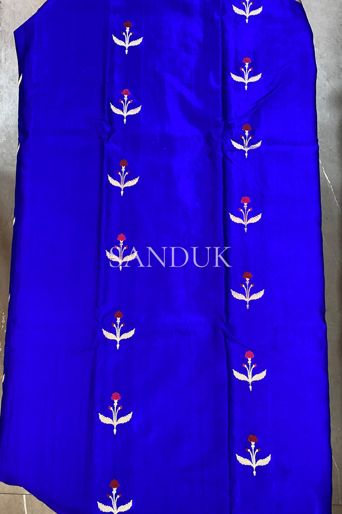 Meenakari Mashru Rose Saree
